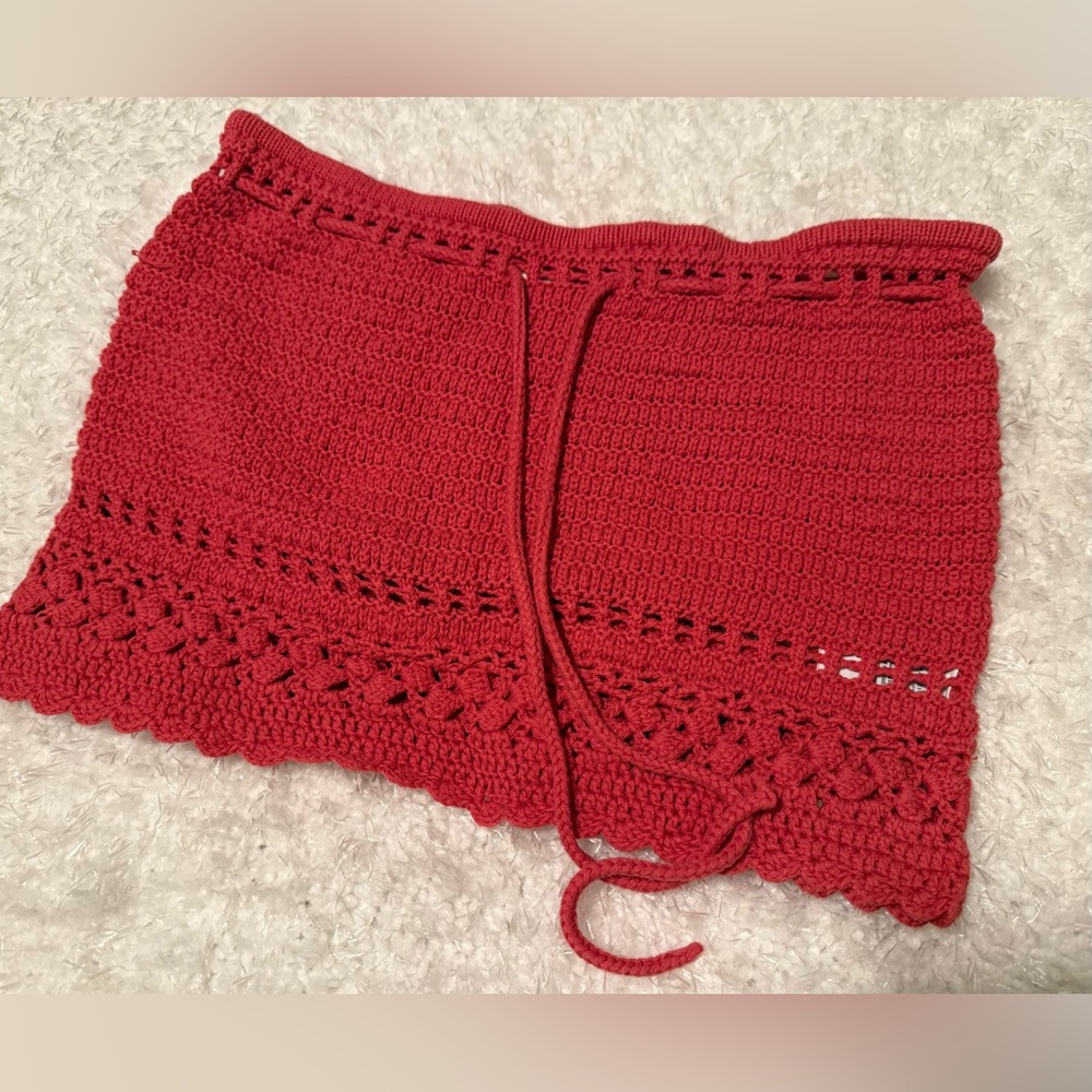 American Eagle Outfitters Crocheted Tube Top